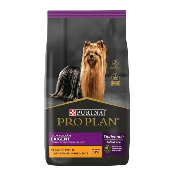 Alimento Pro Plan Exigent Para Perro Adulto Raza Pequeña X 3
