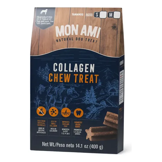 Snack Para Perros Mon Ami Collagen Chew Treat Medium 400 Gr