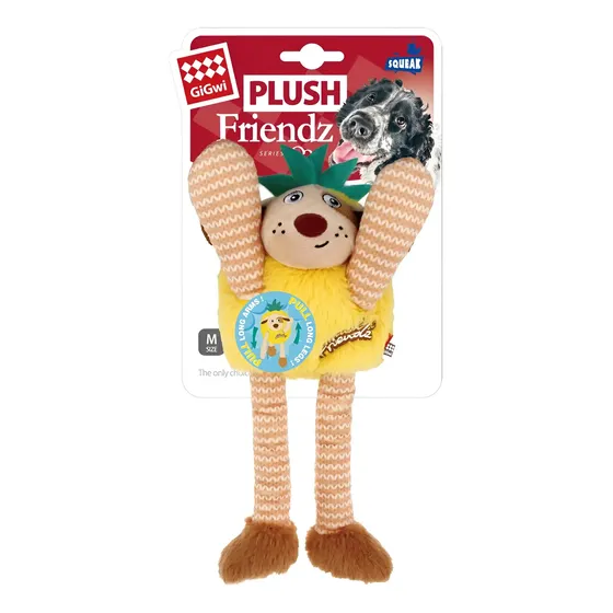 Juguete Peluche Para Perros Gigwi Friendz Plush Squeak 33 Cm