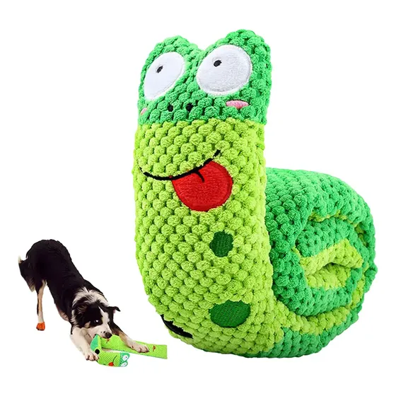 Juguete Para Perros Peluche Caracol Mascotas Alimentador