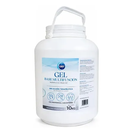 Gel Neutro Aparatologías Depilación Hifu Anmat X 10 Kg