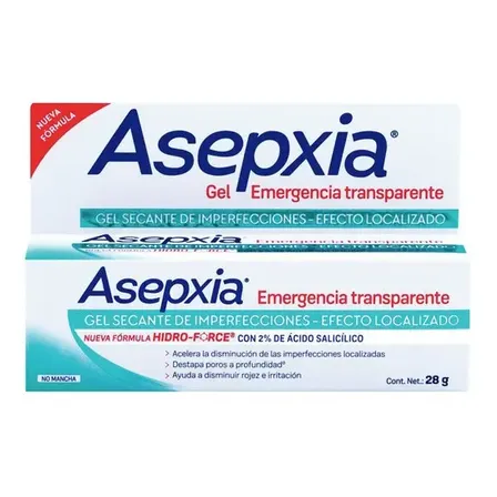 Asepxia Gel Secante De Imperfecciones Efecto Localizado 28g Mixta Día/noche