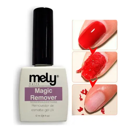 Mely Gel Removedor Magico 12ml Remueve Semipermenente Anmat