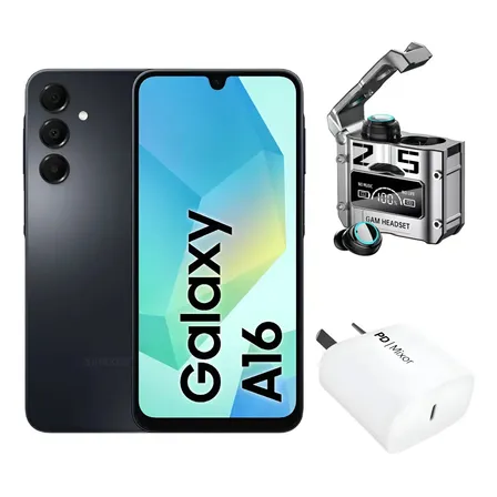 Samsung Galaxy A16 Dual Sim + Cargador Y Auricular De Regalo