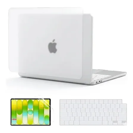 Funda Carcasa Para Macbook Neo A3404 + Protector Teclado Mate Transparente