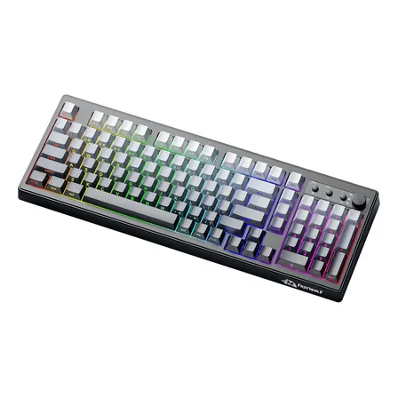 Freewolf K100 Wireless Mechanical Feel  Keyboard Rgb Moonlit Night