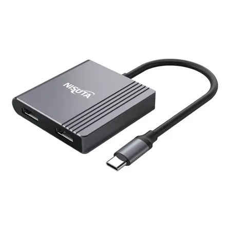 Docking Usb C 3.1 A 2 Puertos Hdmi, Usb 3.0, Pd 100w Nisuta