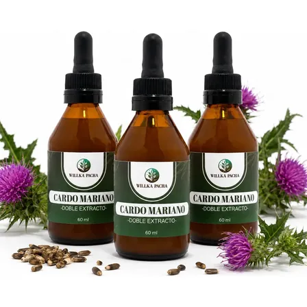 Cardo Mariano Tintura 1:10 · Pack X 3 · 60 Ml