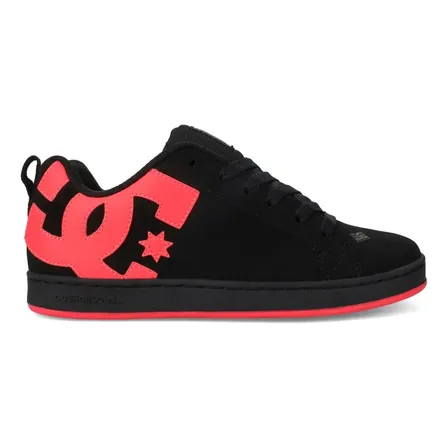 Zapatilla Dc Shoes Mujer Court Graffik (bhp) Wmn Negro Liso 7 Us