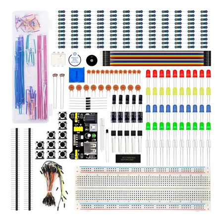 Kit Completo Componentes Electronicos Proto Cables