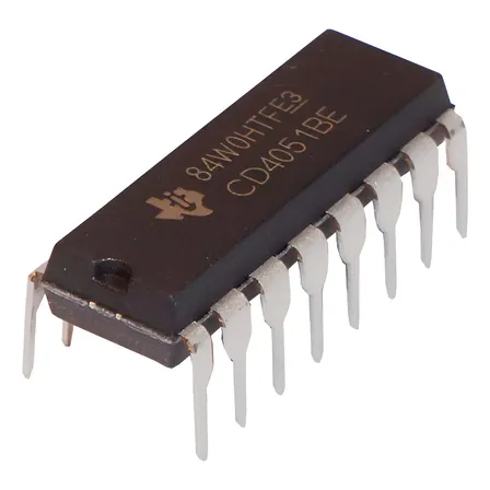 Integrado Cd4051 Dip Cd4051b Cd4051be Mux/demux 8ch Nubbeo