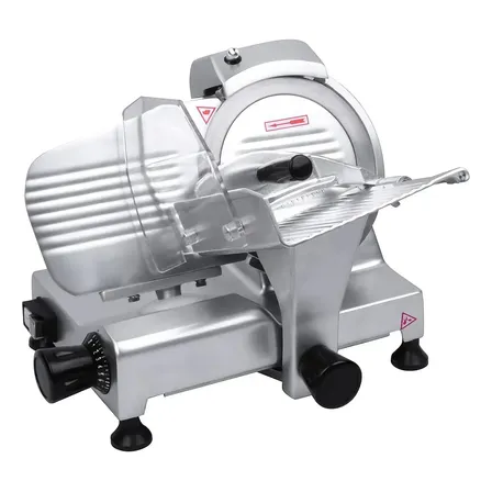 Cortadora De Fiambre Ascada Profesional Slicer 195mm 120W Color Plateado