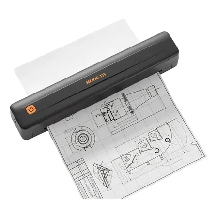 Impresora Térmica Portátil Rongta F11a A4 Bluetooth Negro