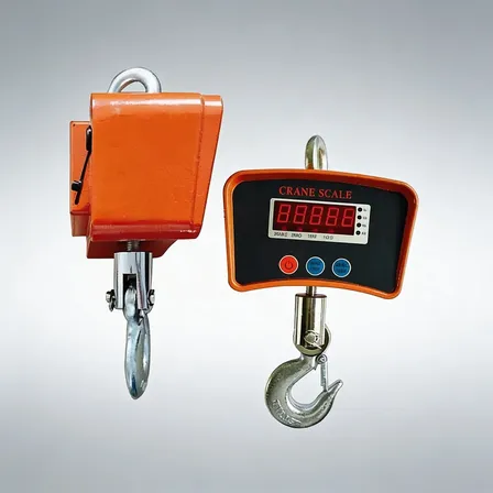 Báscula Digital Pilón De 500kg , Balanza Colgante Naranja