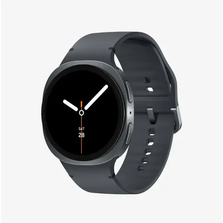 Reloj Inteligente Samsung Galaxy Watch8 40mm Bluetooth Dark Gray Negro Malla Silicona