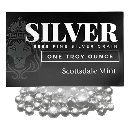 Granalla Plata Fina 999 - Perdigones Scottsdale Mint Sellada
