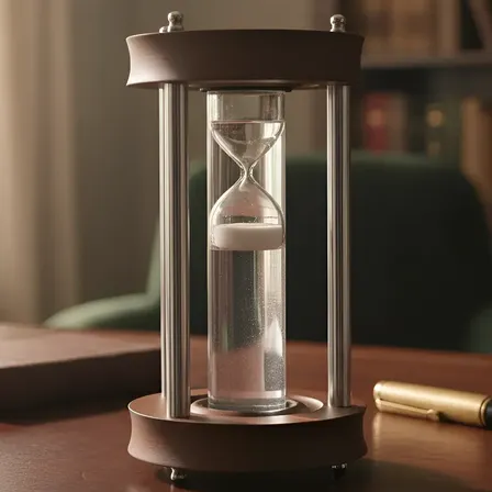 Reloj De Arena 2 Minutos C/soporte Estilo Antiguo #24531 Marrón