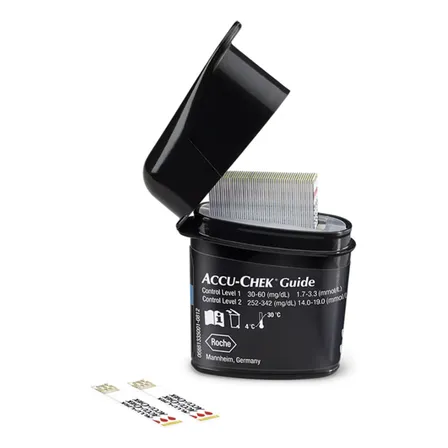 Tiras Reactivas Accu Chek Guide X 50 Vence 2027