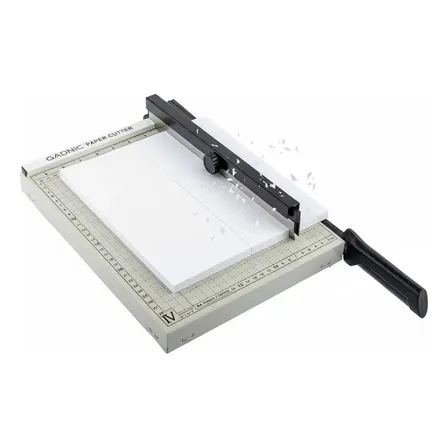 Guillotina Palanca Gadnic Cizalla Papel A4 Auto Afilable Reglada Corte Preciso Cuchilla Acero