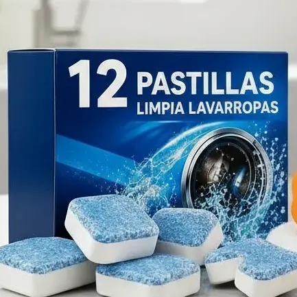 Pastillas Limpia Lavarropas X 12 + Huella Quita Pelos X2 Verde Lima