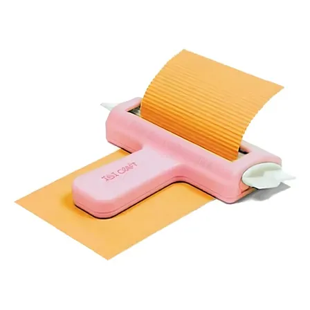 Corrugadora de Papel Ibi Craft Scrapbooking 11cm Rosa para Tarjetas Manualidades