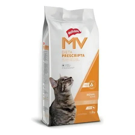MV Renal Dieta Prescripta Comida Seca para Gatos con Enfermedad Hepática 2kg
