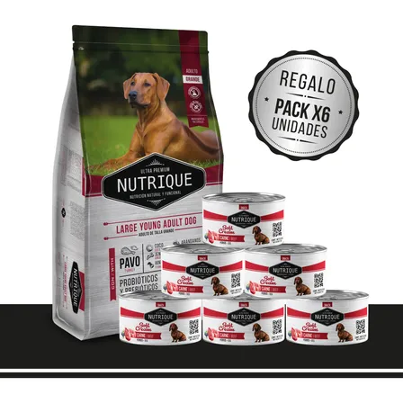 Nutrique Adulto Large Perro Adulto Bolsa De 15k + Regalo