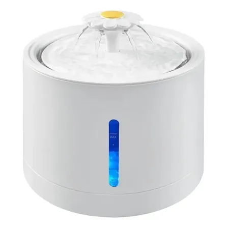 Bebedero Dispenser Agua Automático Fuente Mascotas Blanco Blanco