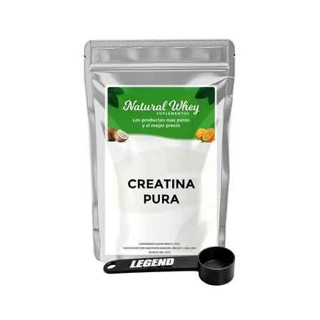 Creatina Monohidrato Micronizada 1kg Natural Whey + Scoop Legend Nutrition