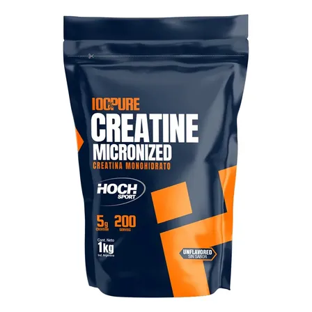 Creatina HochSport Profesional Series Micronized en polvo Sin sabor x 1kg