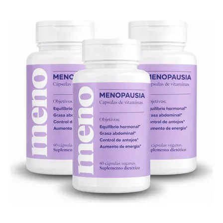 Meno® Oferta 3x1 Suplemento Para La Menopausia Sin Sabor