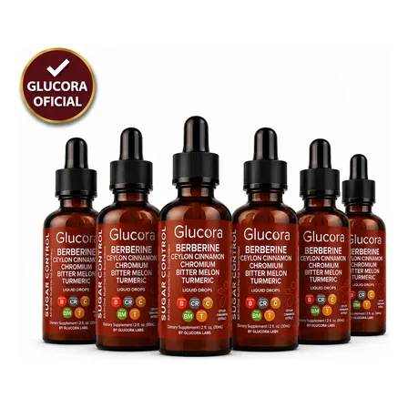 Glucora Control Glucosa Azúcar En Sangre Berberina Pack X6 Herbal