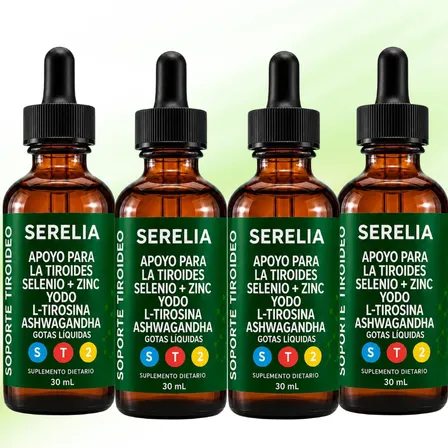 Gotas Tiroides Serelia Selenio Analisis Normales 30ml 4x2 Menta