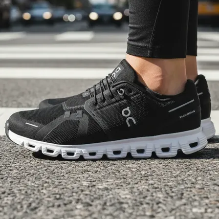 Zapatilla Mujer On Cloud 6 Training Negro Y Blanco 38 Ar