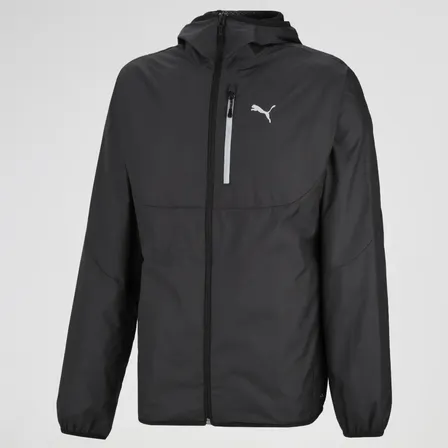 Campera Puma Rompeviento Pumatech Hombre By Moov Negro L
