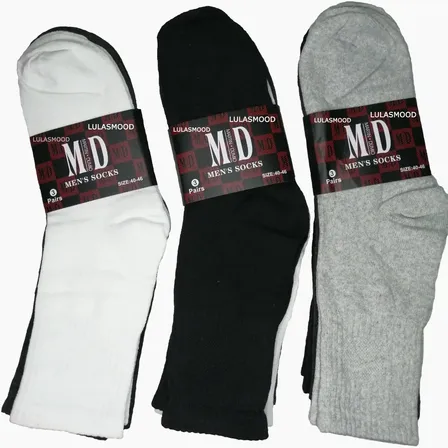 Docena De Medias Unisex - Media Caña