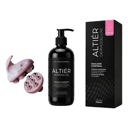 Crema Anticelulitis Y Reafirmante Altiér + Masajeador