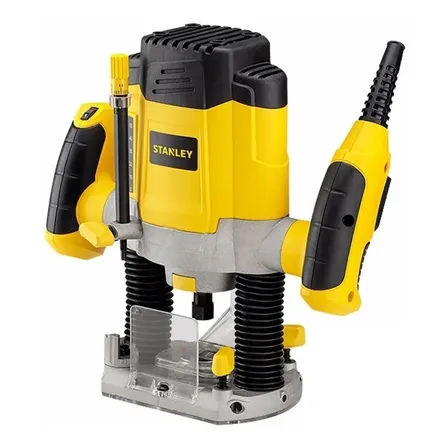 Fresadora Stanley SRR1200 1200W herramienta con 6 fresas y pinzas