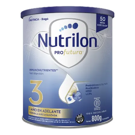 Leche En Polvo Nutrilon Profutura 3 Nutricia Bago X 800 Gr