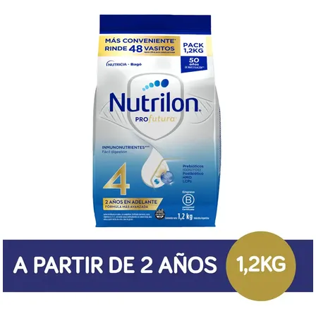 Leche Nutrilon Profutura 4 1.2kg En Polvo Pouch Para Niños 2-4 Años