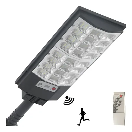 Reflector Solar Farola Solares Lampara Luz Led Panel 150w Blanco Frío