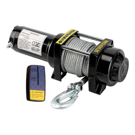 Aparejo Electrico Gadnic AP124500LB Cabrestante Remolque Portatil 2000kg 10m 1400 Watts Control Inalambrico