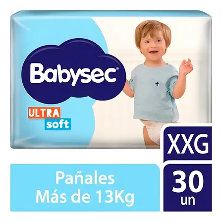 Babysec Ultra Soft Xxg X30u Pañales Descartables Género Sin género Tamaño Extra extra grande (XXG)