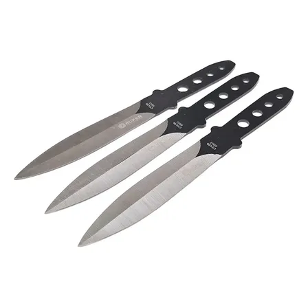 Set Cuchillos Lanzador Kunai Rits 3 Piezas Funda Pasacinto