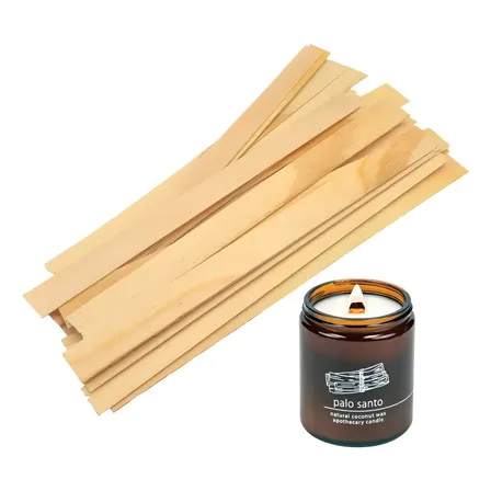 Pabilo De Madera Ideal Para Hacer Velas Cera Soja 100grs