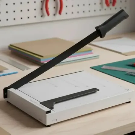Guillotina Mtl Para Papel A4 Capacidad 12 Hojas Corte Preciso Guía De Corte Profesional Tamaño 32 Cm Cortador De Papel Para Oficina Y Uso Doméstico Práctico Seguro Y Cómodo