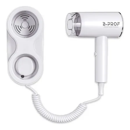 Secador De Hotel Hotelero Pared 1600w B-prof Air Power 2500 Blanco