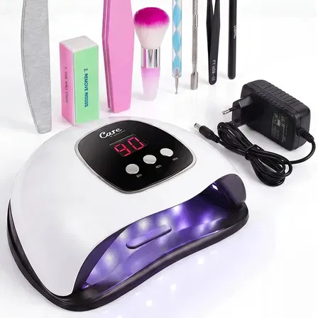 Cabina Para Uñas Care By Gadnic Lampara 24 Led Uv 18,8W Semipermanente Accesorios Temporizador