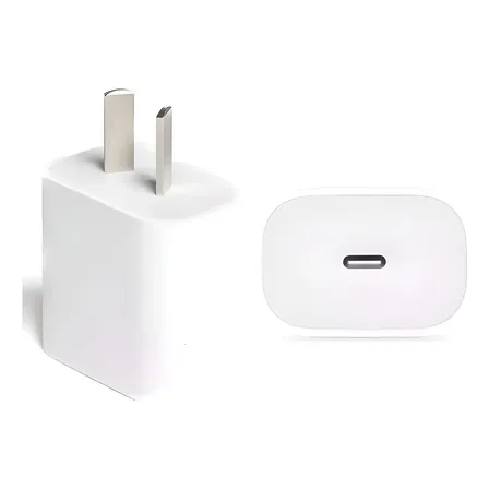 Cargador Rápido 20w Usb C Fuente  Para iPhone 11 12 13 14 15 Blanco