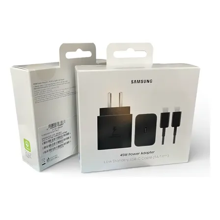 Cargador Samsung Galaxy A56 - A36 Ultra Rápida Original 45wt Negro